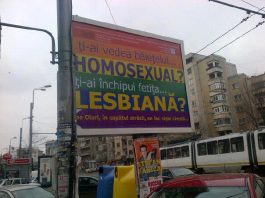 Curtea de Apel Bucuresti confirma hotararea CNCD: panourile publicitare de la Cosbuc ale Pro-Vita si ale Aliantei Familiilor instiga la discriminare discriminare