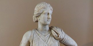 Artemis, zeita greaca a vanatorii si a animalelor salbatice