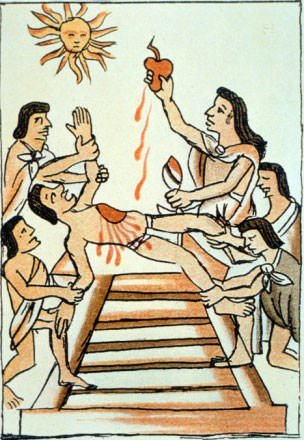 Sacrificiul uman aztec