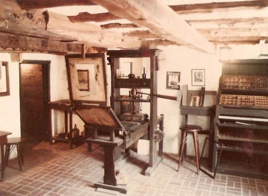 Replica presei lui Gutenberg