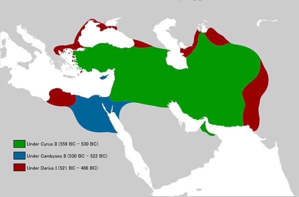 Harta Imperiului Ahemenid