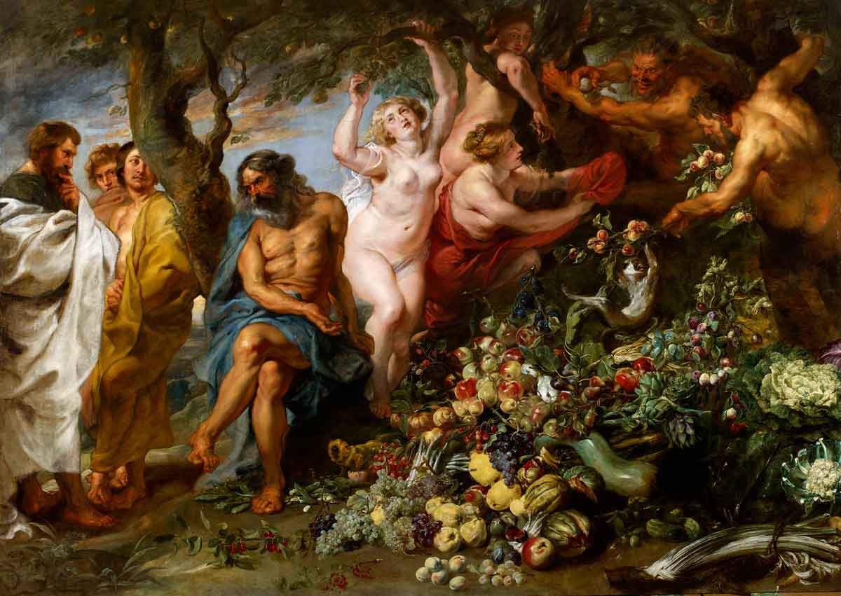 peter paul rubens pythagoras pledand pentru pictura vegetarianismului