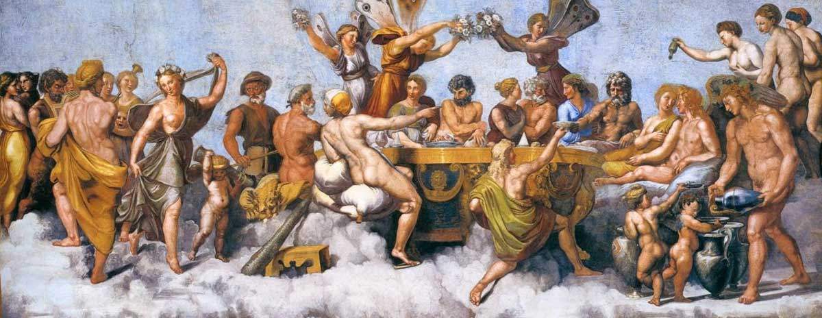 pictura zeilor romani raphael