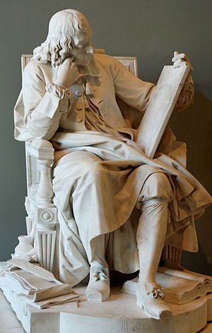 Statuia lui Blaise Pascal de Augustin Pajou