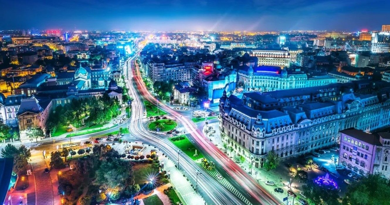 Bucuresti, Romania, noaptea